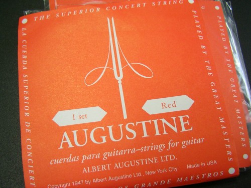 ヴィオロンの弦AUGUSTINE Red - Corda de violão nylon