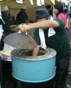 スリランカのナンを焼く - Baking the Sri Lankan Nan