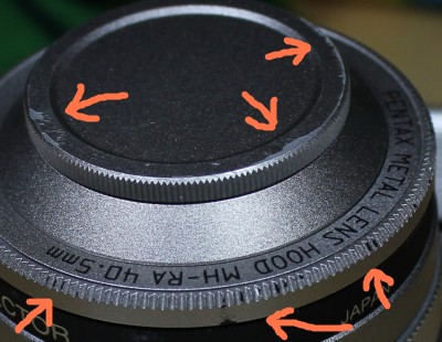 01用メタルフード - Lens Hood MH-RA40.5mm