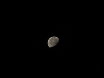 月 - The moon taken with PENTAX Q and 01 STANDARD PRIME