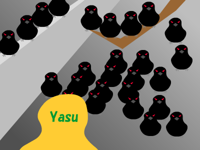 ヤス対カラス - Yasu vs Japanese Crows