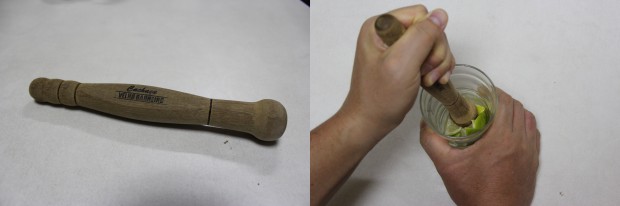 ペストル（ライムを潰す木製の棒） - Wood pestle
